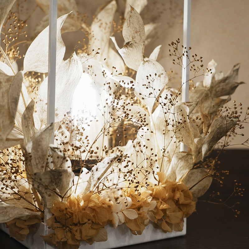 置き型(スクエア) ホワイト×ベージュ