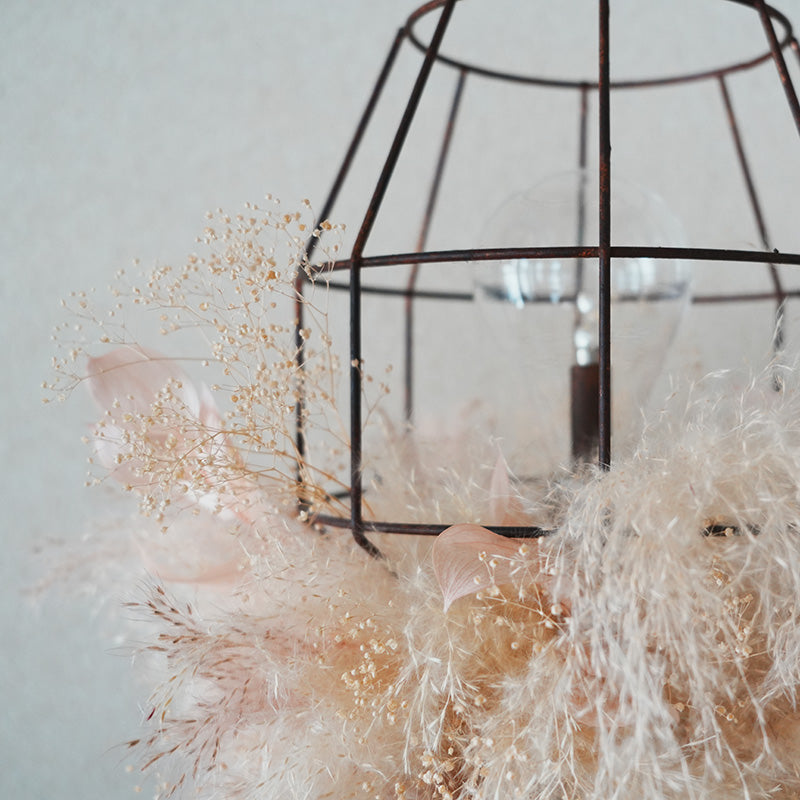 置き型(ペンタゴン) ピンク×ホワイト